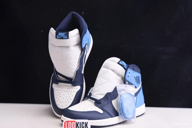 High Retro Obsidian Air Jordan 1 OG 555088-140 0812